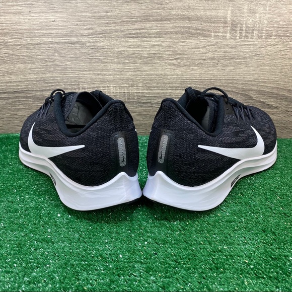 Nike Air Zoom Pegasus 36 4E Extra Wide Black White - Picture 7 of 14